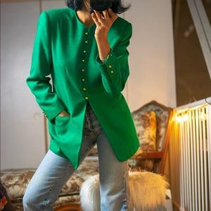 Vtg military blazer with gold accents size medium